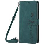 Vsechnonamobil 78126 ART SMILE Peněženkový obal s řemínkem pro Motorola Edge 50 Fusion zelený – Sleviste.cz