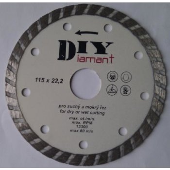 DIY - DIYT150 Diamantový řezný kotouč DIY - TURBO