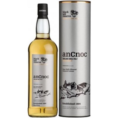 AnCnoc Black Hill Reserve 46% 1 l (tuba) – Hledejceny.cz