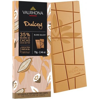 Valrhona DULCEY 35% bílá 70 g – Hledejceny.cz
