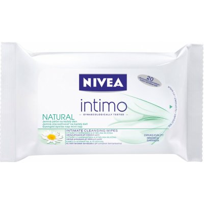 Nivea Intimo Natural Ubrousky pro intimní hygienu 20 ks – Hledejceny.cz