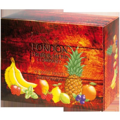 London Fruit & Herb Summer Fruits Assortment Display 80 sáčků