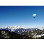 Zimní vyhlídkový let balónem nad Alpami