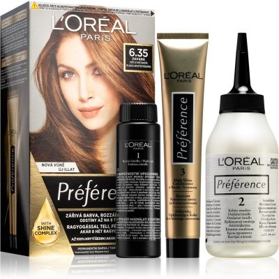 L'Oréal Préférence Récital With Fade-Defying Colour 6.35/A3 Havane