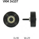 Vratná/vodicí kladka, klínový žebrový řemen SKF VKM 34107