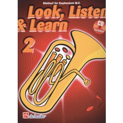 LOOK, LISTEN & LEARN 2 + CD / method for Euphonium B.C. basový klíč