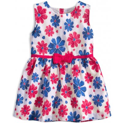 Dívčí letní šaty KNOT SO BAD KVĚTY růžové – Zboží Dáma