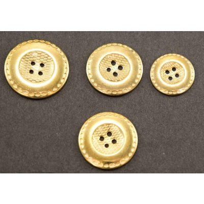 Kovový knoflík - zlatá - průměr 2,3 cm – Zboží Mobilmania