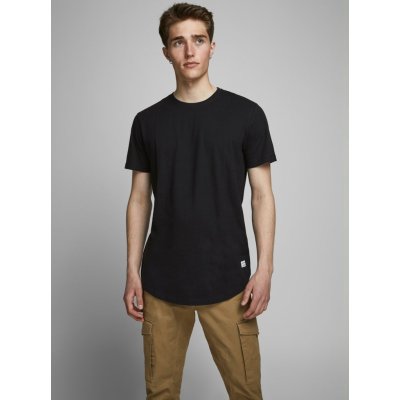 Jack & Jones Černé basic tričko – Zboží Mobilmania