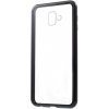 Pouzdro a kryt na mobilní telefon Pouzdro JustKing zadní s magnetickým rámečkem a tvrzeným sklem Samsung Galaxy J6 Plus - černé