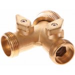 Rozdvojka s ventilem 3/4" mosaz EXTOL 8876042 – Hledejceny.cz
