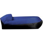 Aga Nafukovací vak lazy bag 230x70 cm Černý/Tmavě modrý – Zboží Dáma