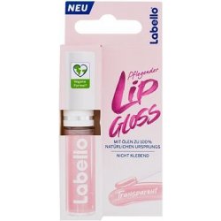 Labello Pflegender Lip Gloss pečující olej na rty Transparent 5,5 ml