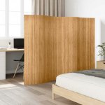 vidaXL Room Divider Bamboo 250 x 165 cm Nature – Zboží Dáma