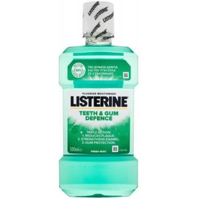 Listerine Teeth & Gum Defence Fresh Mint Mouthwash 500 ml – Hledejceny.cz