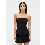 GAP Korzetový top Černá – Zboží Dáma GAP Korzetový top Černá – Zboží Dáma