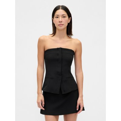 GAP Korzetový top Černá – Zboží Dáma GAP Korzetový top Černá – Zboží Dáma