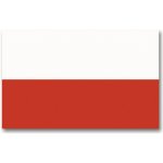 Motomarine Polská vlajka z polyesteru, 20 × 30 cm – Hledejceny.cz
