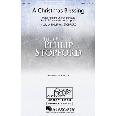 A Christmas Blessing Words from the Church of Ireland Book of Common Prayer adapted noty pro sbor SATB 1030163 – Hledejceny.cz