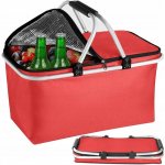 Verk 14194 Nákupní piknikový košík termo červený – Zboží Dáma