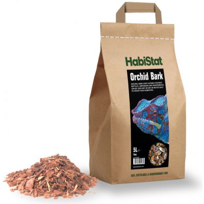 HabiStat Orchid Bark Substrate jemný 5 l – Zboží Dáma