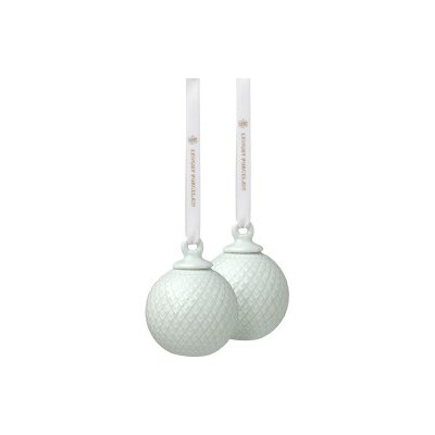 Sada porcelánových baněk Rhombe Soft Green 2 ks Lyngby Porcelaen – Zbozi.Blesk.cz