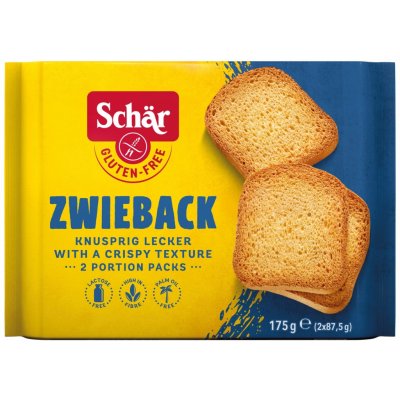 Schar Zwieback suchý chléb bez lepku 175 g – Zboží Dáma