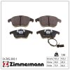 Sada brzdových destiček, kotoučová brzda ZIMMERMANN 24705.200.1