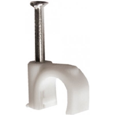 Solight 1P62 kabelové příchytky, průměr 7mm, bílé, 100ks – HobbyKompas.cz