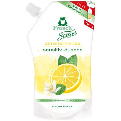 Frosch EKO Senses Sprchový gel Citron máta - náhradní náplň 500 ml