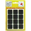 Spárovačka Strend Pro Podložka pod nábytek KMS 103H, 21x21 mm, filc hnědý ST2210834