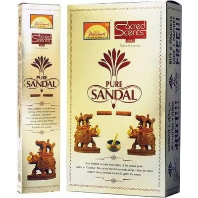 Parimal Sacred Scents Natural Vonné tyčinky Pure Sandal 28 g – Hledejceny.cz