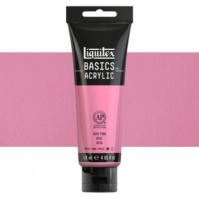 Basics akrylová barva 118 ml 048 rose pink – Zboží Dáma