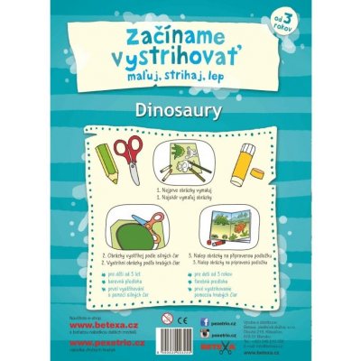 efko Začínáme vystřihovat Dinosauři vystřihovánka – Hledejceny.cz