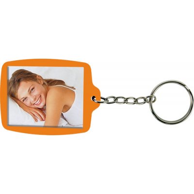 FANDY Přívěsek na klíče s fotkou oranžová – Zboží Mobilmania