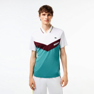 Lacoste polo tričko Medvedev New York Day zelená