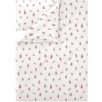 Livarno povlečení z jemného flanelu jeleni / jedle červená 140x200 70x90 – Zboží Dáma