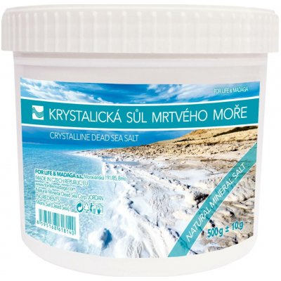 For Life & Madaga krystalická sůl z Mrtvého moře 500 ml – Hledejceny.cz