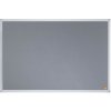 Tabule Nobo Textilní nástěnka Essential, šedá, 90 x 60 cm, hliníkový rám