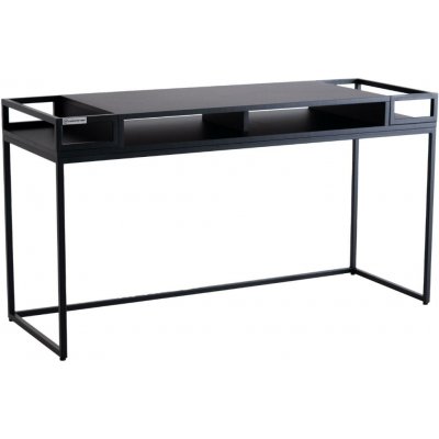 Nordic Design černý kovový toaletní stolek Glamour 140 x 50 cm – Sleviste.cz