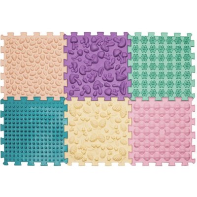 Ortek - set ortopedických podlah Mix Pastel 6 ks – Hledejceny.cz