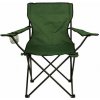Zahradní židle a křeslo Divero 53 Skládací židle s držákem - zelená