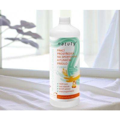 Natuty Prací gel na sportovní a funkční prádlo Citron 1 l – Hledejceny.cz