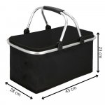 Košík černá SPRINGOS AGATA – Zboží Dáma