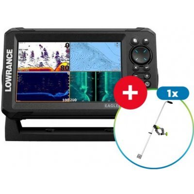 Sonar Lowrance Eagle 7 Se Sondou Tripleshot HD + Držák Sondy Zdarma – Sleviste.cz