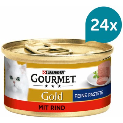 Gourmet Gold jemná s hovězím masem 24 x 85 g