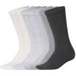 Esmara dámské ponožky s BIO bavlnou 7 párů bílá/šedá/černá – Zboží Dáma