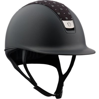 Samshield Jezdecká helma Shadowmatt 2.0 Royal Flower SW Mat black black
