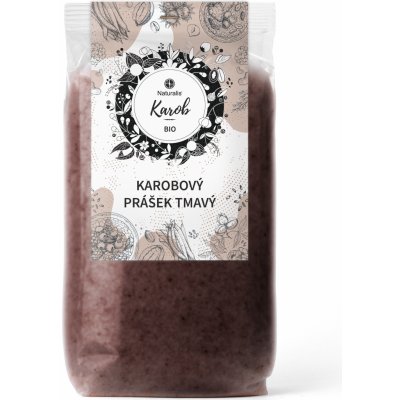 Naturalis Karobový prášek tmavý BIO 500 g – Zboží Mobilmania