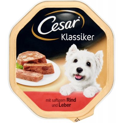 Cesar Adult s hovězím masem a šťavnatými játry 150 g – Zboží Mobilmania